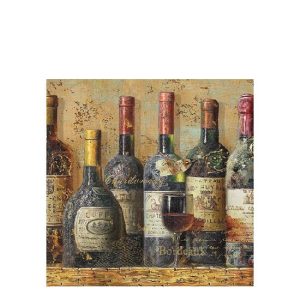 AMB.12512940 Best Wines papírszalvéta 25x25cm,20db-os