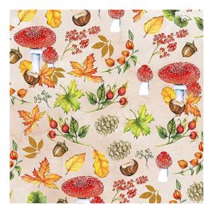 AMB.13313480 Autumn Pattern papírszalvéta 33x33cm,20db-os