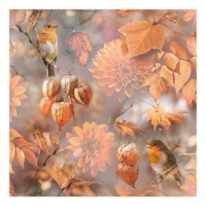 AMB.13313695 Orange Autumn papírszalvéta 33x33cm,20db-os