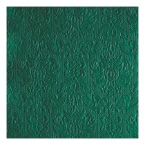   AMB.13314256 Elegance dark mint dombornyomott papírszalvéta 33x33cm,15db-os