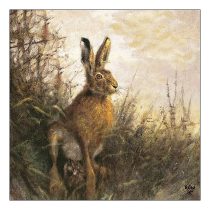   AMB.13314425 Portrait Of Hare papírszalvéta 33x33cm, 20db-os