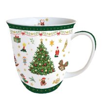 AMB.38414515 Christmas Evergreen porcelánbögre 0,4L