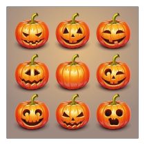   AMB.13314695 Halloween Pumpkins papírszalvéta 33x33cm, 20db-os