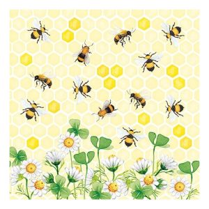 AMB.13314415 Bees Joy papírszalvéta 33x33cm,20db-os