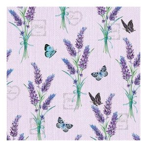 AMB.13314226 Lavender With Love Lilac papírszalvéta 33x33cm,20db-os