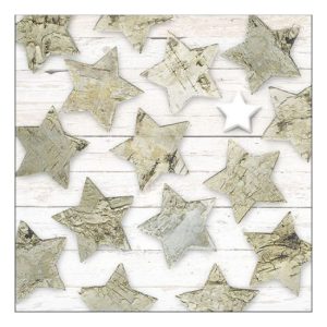 AMB.33315680 Birch Stars papírszalvéta 33x33cm, 20db-os