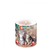   AMB.39215590 Magic of Christmas átvilágítós gyertya 8x7,5cm