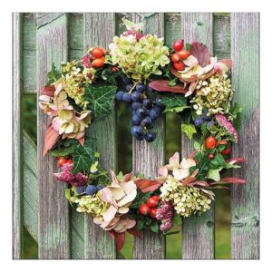 AMB.13315725 Autumn Wreath papírszalvéta 33x33cm, 20db-os