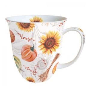 AMB.18415635 Pumpkins & Sunflowers porcelánbögre 0,4l