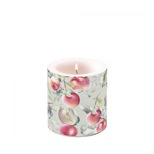 AMB.19215630 Fresh Apples Green átvilágítós gyertya 8x7,5cm