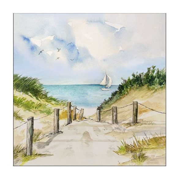 AMB.13315995 Dune Path papírszalvéta 33x33cm, 20db-os