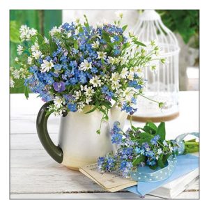 AMB.13316270 Forget Me Not papírszalvéta 33x33cm, 20db-os