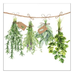 AMB.13316285 Fresh Herbs papírszalvéta 33x33cm,20db-os