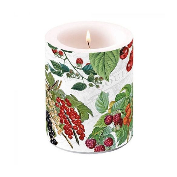 AMB.19116105 Fresh Fruits átvilágítós gyertya 12x10cm