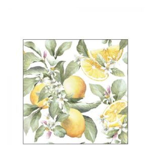 AMB.12516065 Limoni papírszalvéta 25x25cm,20db-os