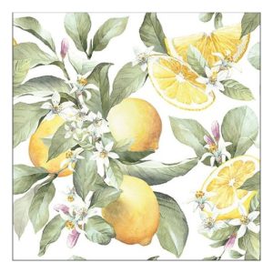 AMB.13316065 Limoni papírszalvéta 33x33cm,20db-os