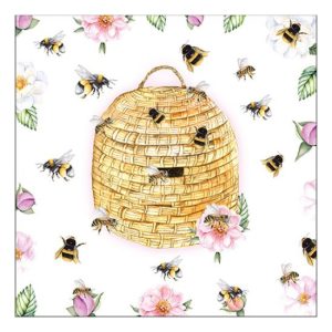 AMB.13315965 Beehive papírszalvéta 33x33cm,20db-os