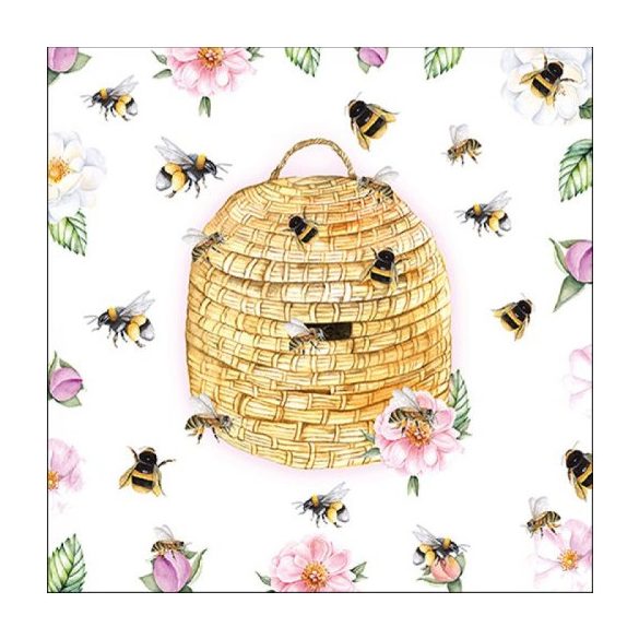 AMB.13315965 Beehive papírszalvéta 33x33cm,20db-os