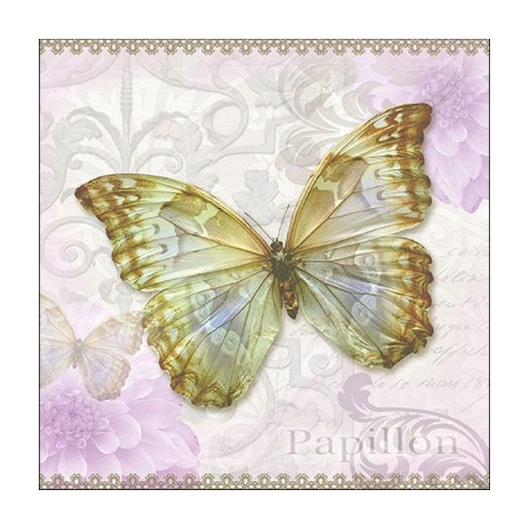 AMB.13315925 Papillon papírszalvéta 33x33cm,20db-os