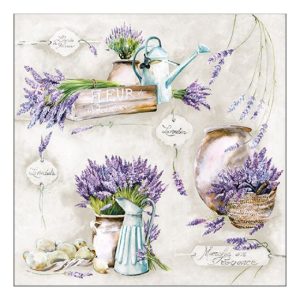 AMB.13315930 Fleur de Provence papírszalvéta 33x33cm,20db-os