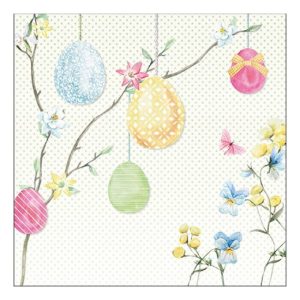 AMB.23316375 Hanging Eggs papírszalvéta 33x33cm, 20db-os