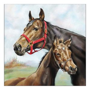 AMB.13316370 Horse Love papírszalvéta 33x33cm,20db-os