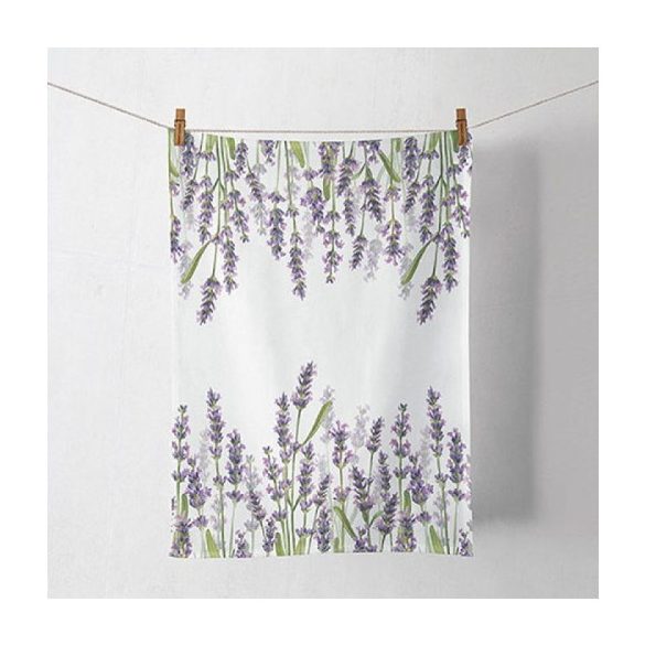 AMB.17815985 Lavender Shades White konyharuha 50x70cm, 100% pamut