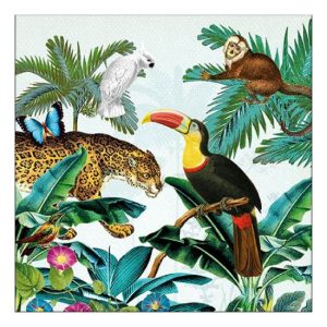 AMB.13315905 Tropical Animals papírszalvéta 33x33cm,20db-os