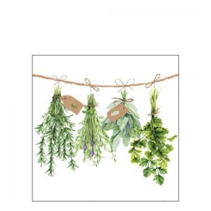 AMB.12516285 Fresh Herbs papírszalvéta 25x25cm,20db-os