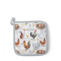 AMB.16515875 Chicken Farm edényalátét 20x20cm,100% pamut