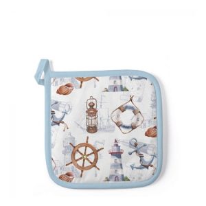 AMB.16515880 Welcome Aboard edényalátét 20x20cm, 100% pamut 