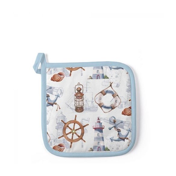 AMB.16515880 Welcome Aboard edényalátét 20x20cm, 100% pamut 