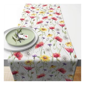 AMB.16615890 Poppy Meadow asztali futó 40x150cm, 100% pamut