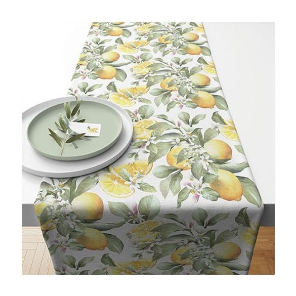 AMB.16616065 Limoni asztali futó 40x150cm, 100% pamut