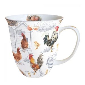 AMB.18415875 Chicken Farm porcelánbögre 0,4L