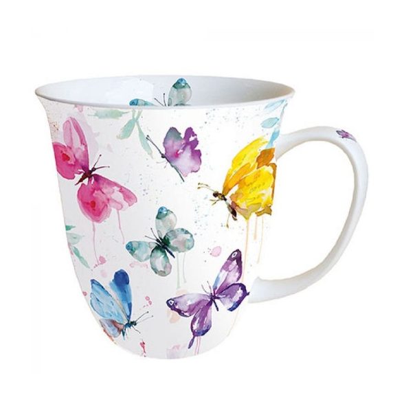 AMB.18416265 Butterfly Collection porcelánbögre 0,4L