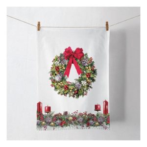 AMB.37816550 Bow On Wreath konyharuha 50x70cm, 100% pamut