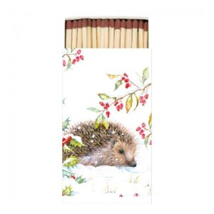 AMB.39516595 Hedgehog In Winter gyufa 6,5x11cm