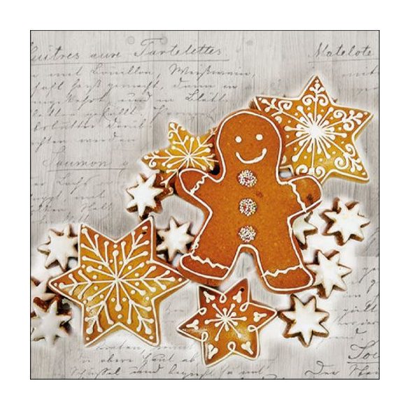 AMB.33316795 Christmas Baking papírszalvéta 33x33cm, 20db-os