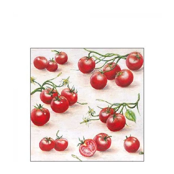 AMB.12516130 Tomatoes papírszalvéta 25x25cm,20db-os
