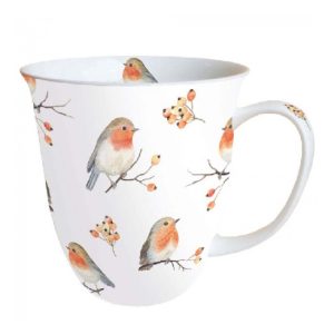 AMB.38416805 Robin Family porcelánbögre 0,4L