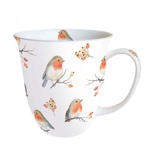 AMB.38416805 Robin Family porcelánbögre 0,4L