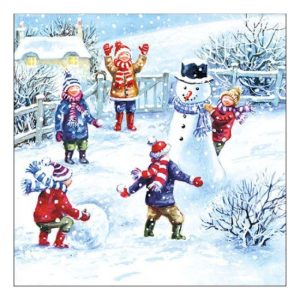 AMB.33315395 Snowfun papírszalvéta 33x33cm, 20db-os