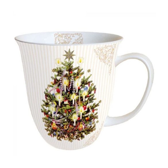 AMB.38415345 X-mas Tree porcelánbögre 0,4l