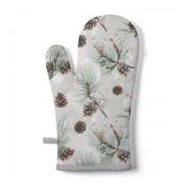   AMB.36416470 Pine Cone All Over edényfogó kesztyű 18x30cm, 100% pamut