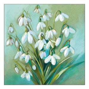 AMB.13317000 Snowdrops in Winter papírszalvéta 33x33cm, 20db-os