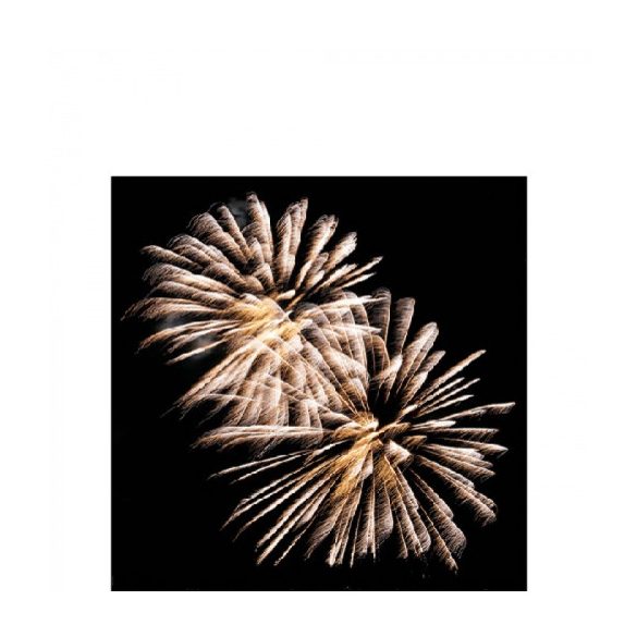 AMB.32516960 Golden Firework papírszalvéta 25x25cm, 20db-os