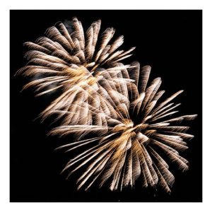 AMB.33316960 Golden Firework papírszalvéta 33x33cm, 20db-os