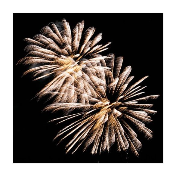 AMB.33316960 Golden Firework papírszalvéta 33x33cm, 20db-os