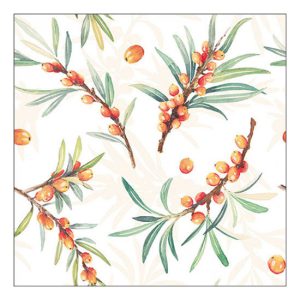 AMB.13317385 Sea buckthorn papírszalvéta 33x33cm,20db-os